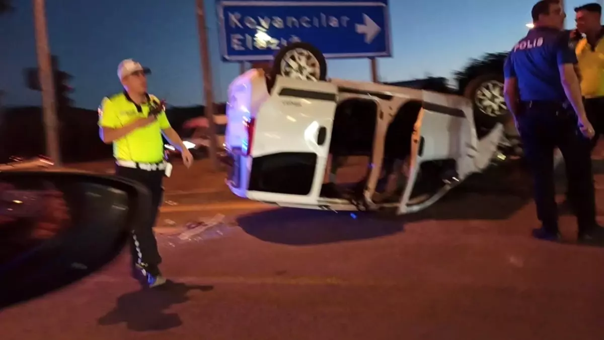 Bingöl'de Ters Dönme Trafik Kazası: 1 Yaralı