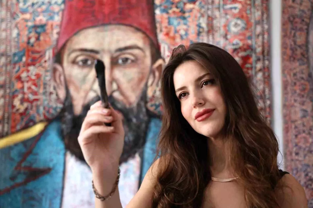 Gizem Aytaç'ın Halı Üzerine Portre Sanatı Uluslararası İlgi Gördü