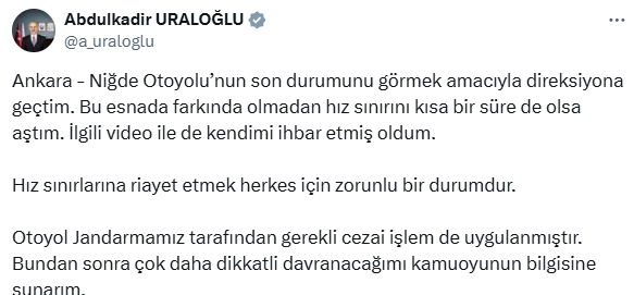 hiz sinirini asan bakan uraloglu jandarmadan 18978158 1701 m