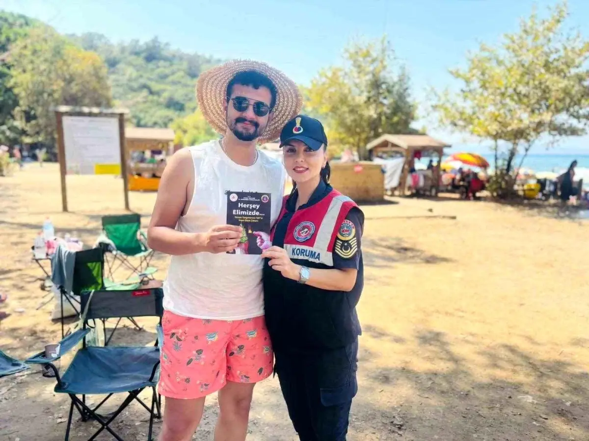 Kuşadası&apos;nda Orman Yangınlarına Karşı Bilgilendirme Faaliyeti