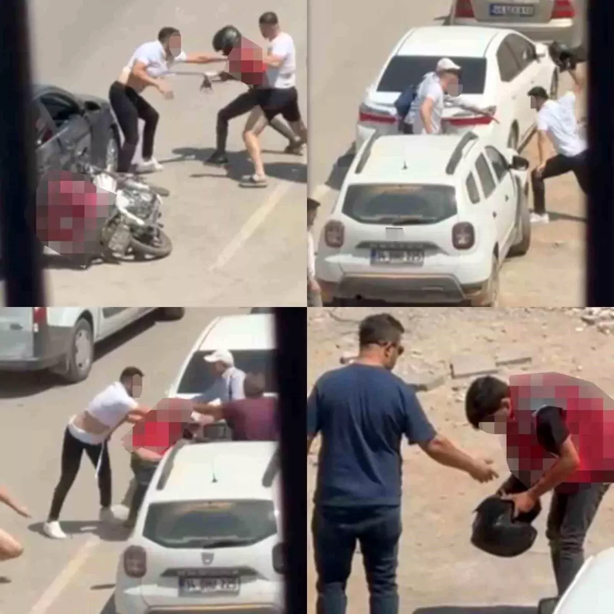 Kahramanmaraş'ta Motokuryeye Saldırı Anı Kamerada