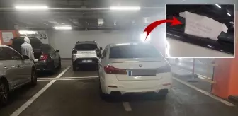Park ihlali yapan gurbetçinin arabasına bırakılan not ses getirdi