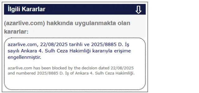 Access ban to the popular chat application Azar