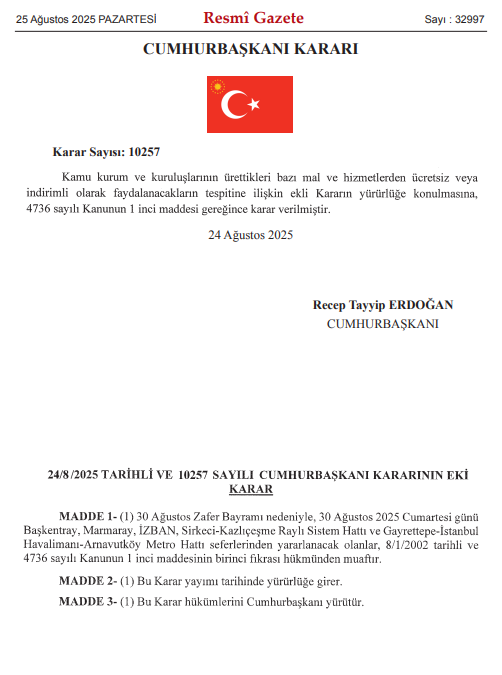 RESMİ GAZETE KARARLARI || 25 Ağustos Pazartesi Resmi Gazete Kararları nelerdir? RESMİ GAZETE KARARLARI || 25 Ağustos Pazartesi Resmi Gazete Kararları nelerdir?