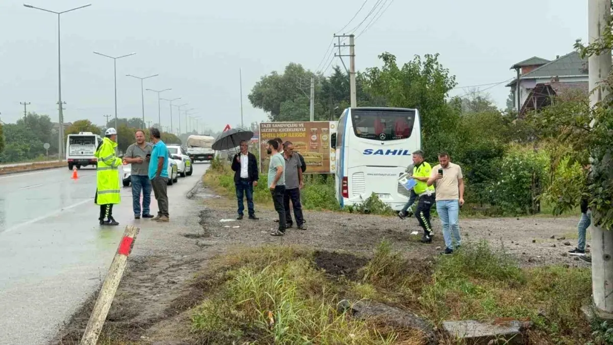 Samsun'da Otobüs Kazası: 1 Ölü, 1 Yaralı