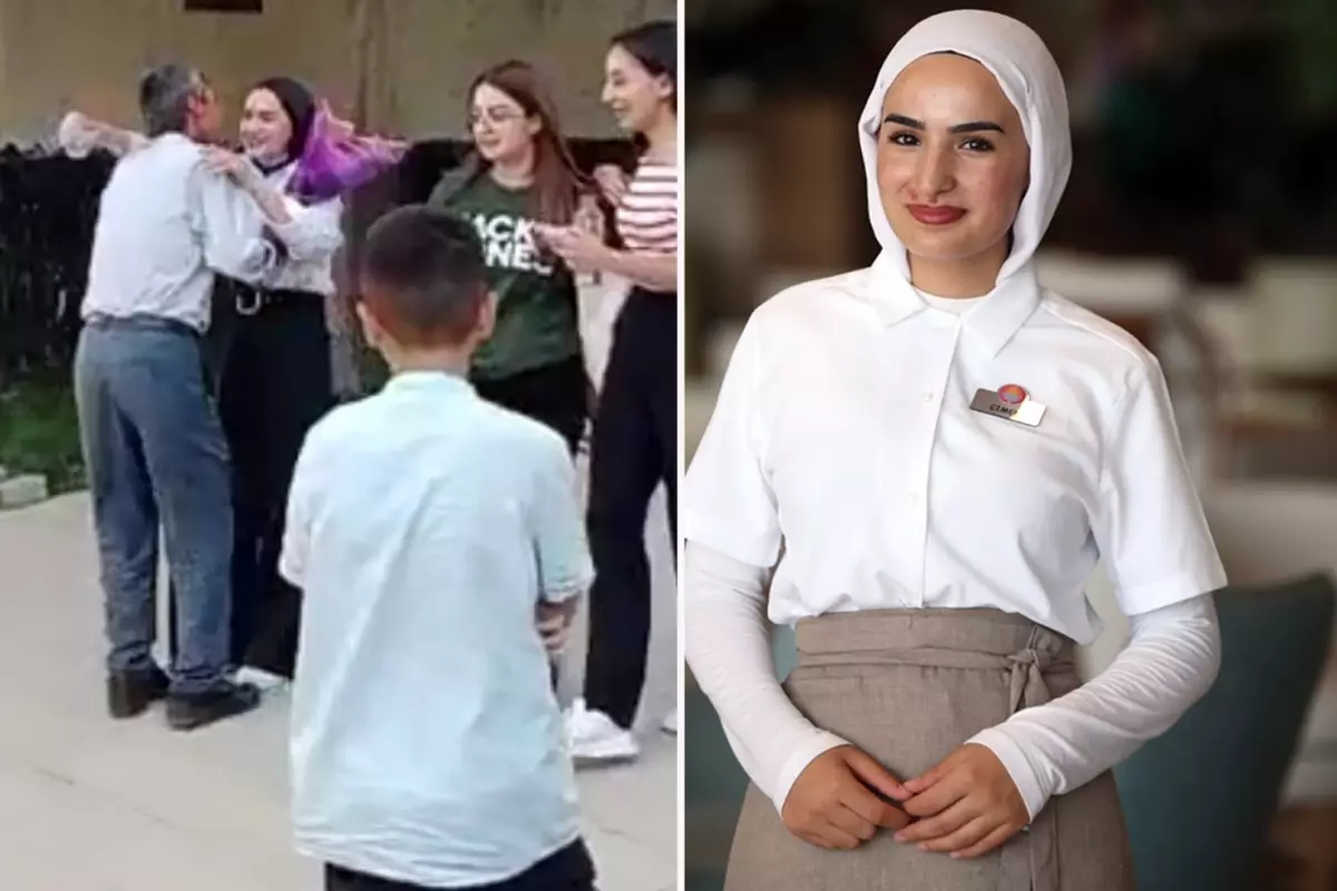 Sınav çıkışı babasının çiçeklerle karşıladığı Çimen, hayallerine kavuştu