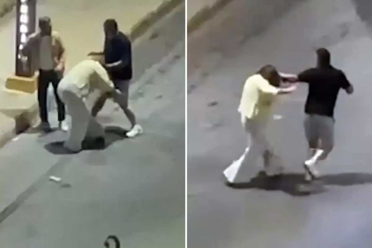 Sokak ortasında dövdüğü kadını saçından sürükleyerek arabaya bindirdi