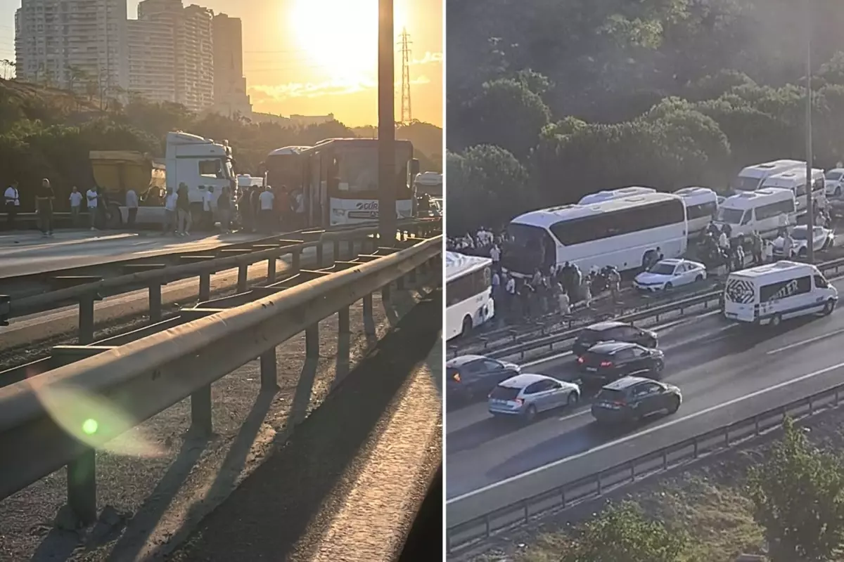 TEM'de zincirleme kaza! 1 kişi hayatını kaybetti, 21 kişi yaralandı