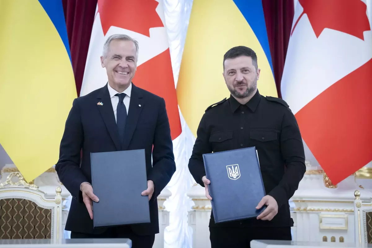 Zelenskiy ve Carney, Güvenlik ve Savunma Anlaşmaları İmzaladı