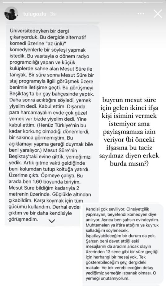 Allegation of 'harassment' against famous comedian Mesut Süre