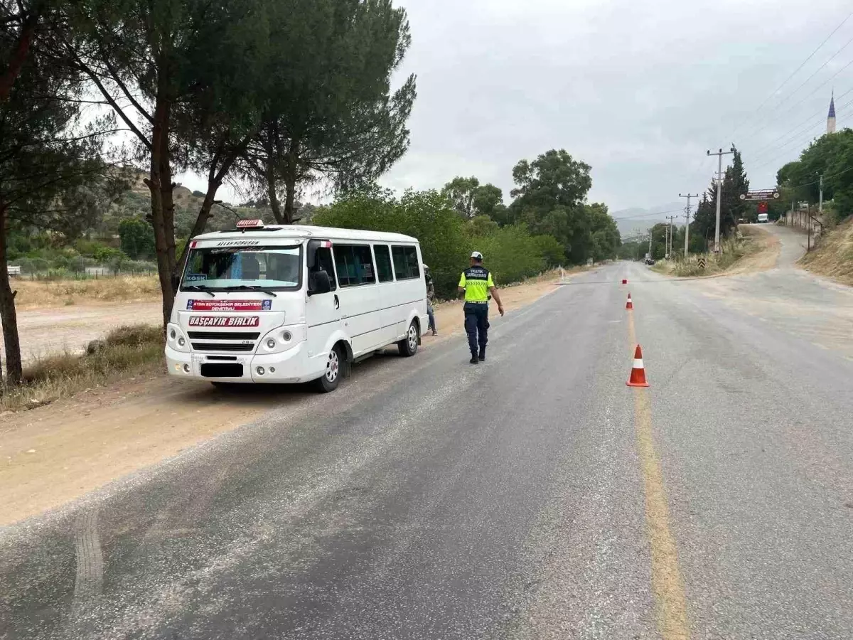 Aydın'da Trafik Denetimi: Kurallara Uymayan Sürücülere Ceza