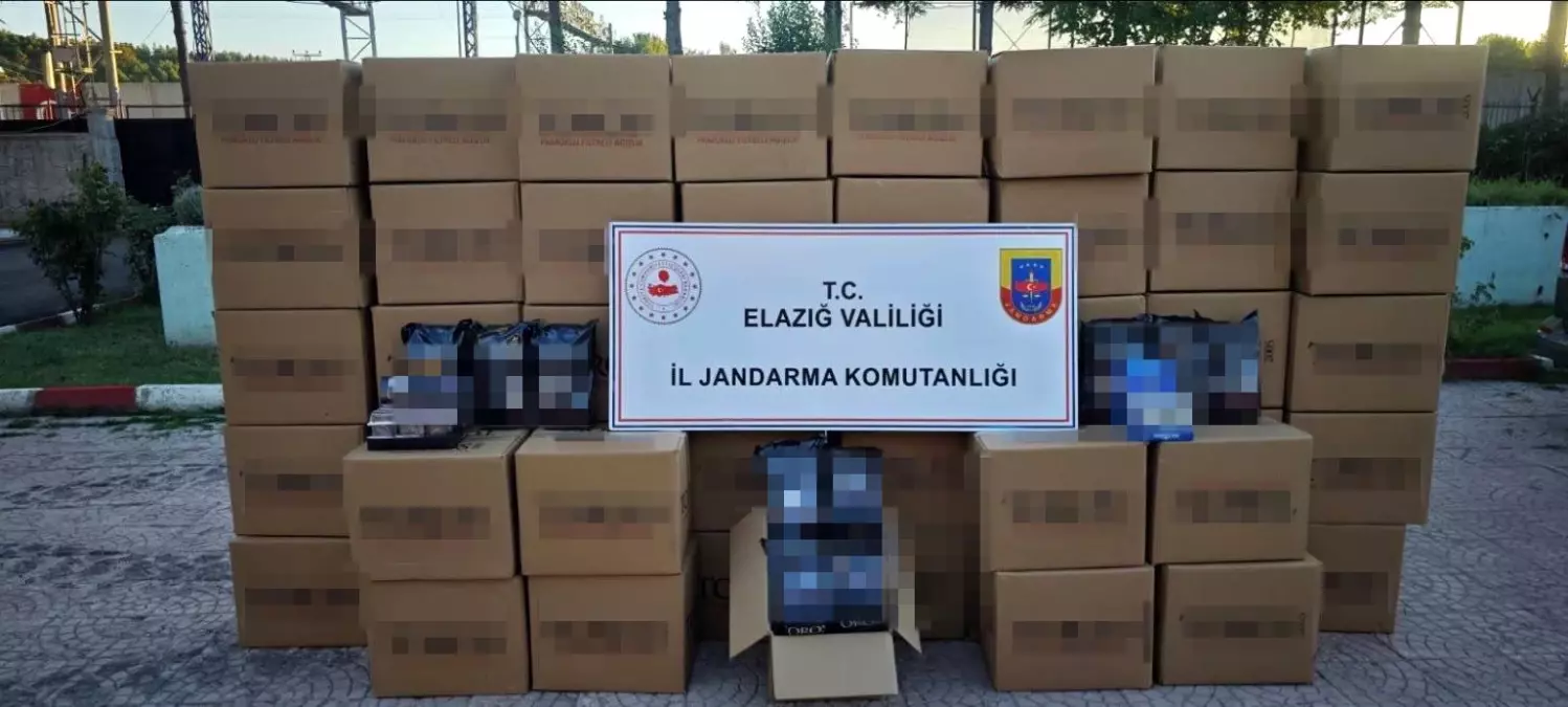 Elazığ'da Kaçak Sigara Operasyonu: 3 Şüpheli Gözaltında