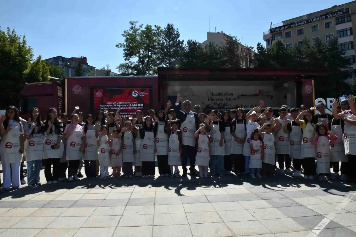 Erzurum'da Gastronomi Lisesi Tanıtım Programı Düzenlendi