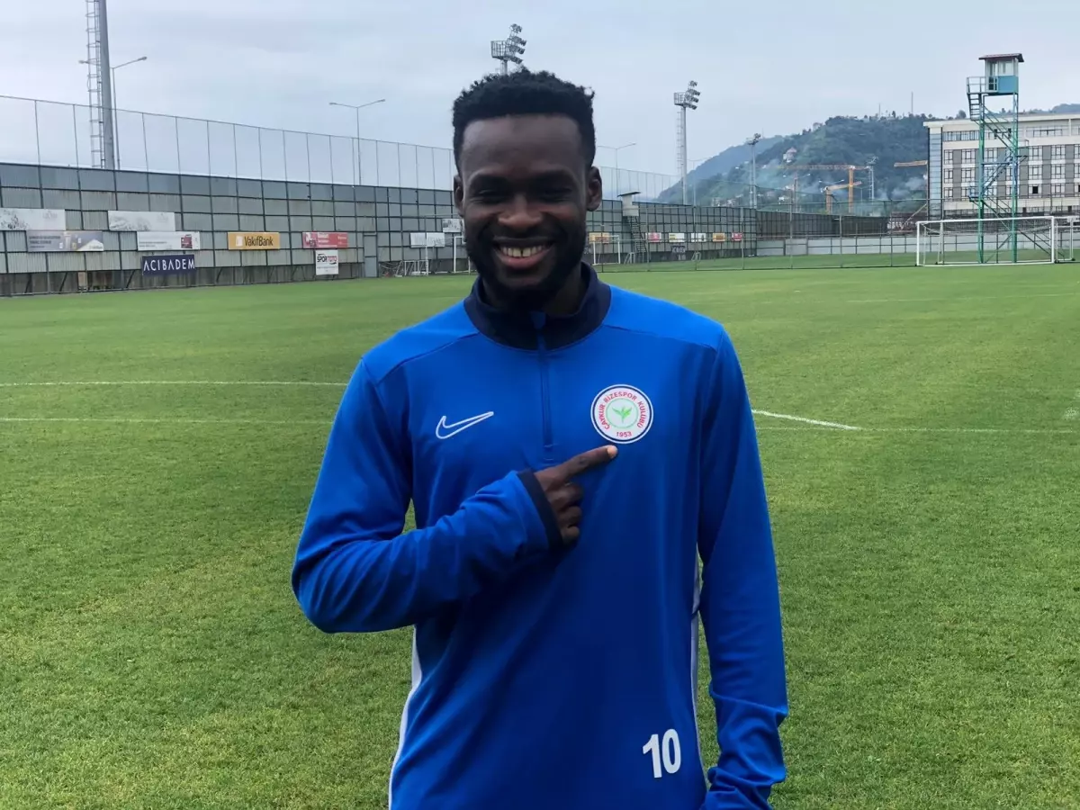Çaykur Rizespor'un İbrahim Olawoyin, Galatasaray Maçında Elimizden Gelenin En İyisini Yaparız
