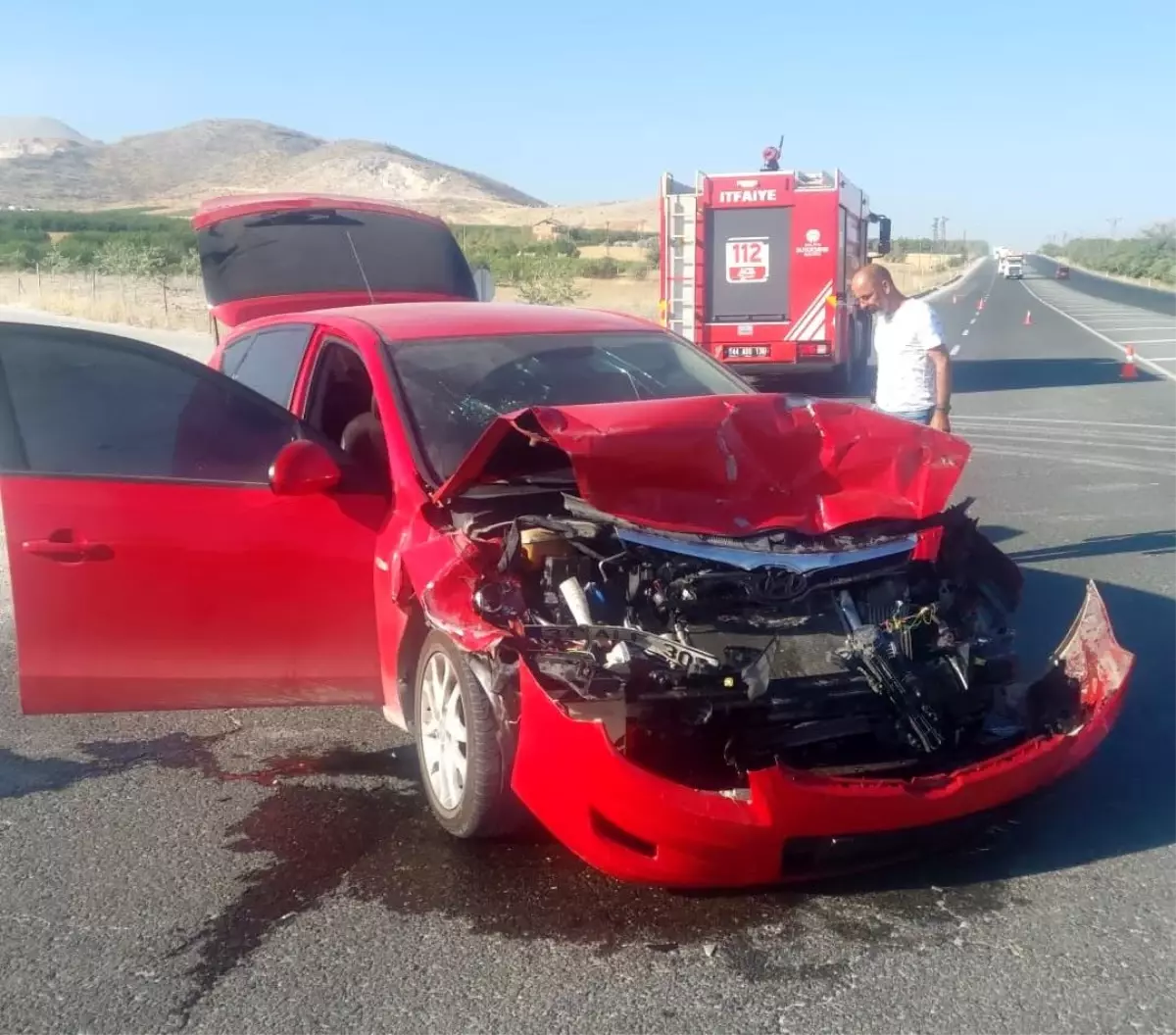 Malatya'da Trafik Kazası: 4 Yaralı