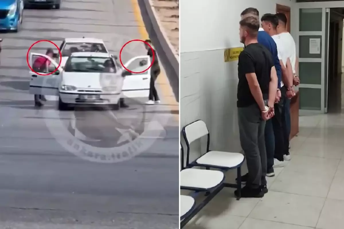 Yaşlı adamı kılıçla ağır yaralayan asfalt zorbaları gözaltına alındı