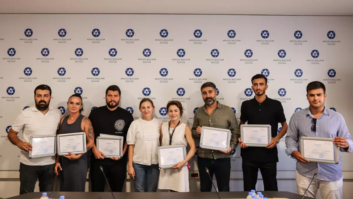 Akkuyu Nükleer Güç Santrali&apos;nde Dil Eğitimi Sertifika Töreni Düzenlendi