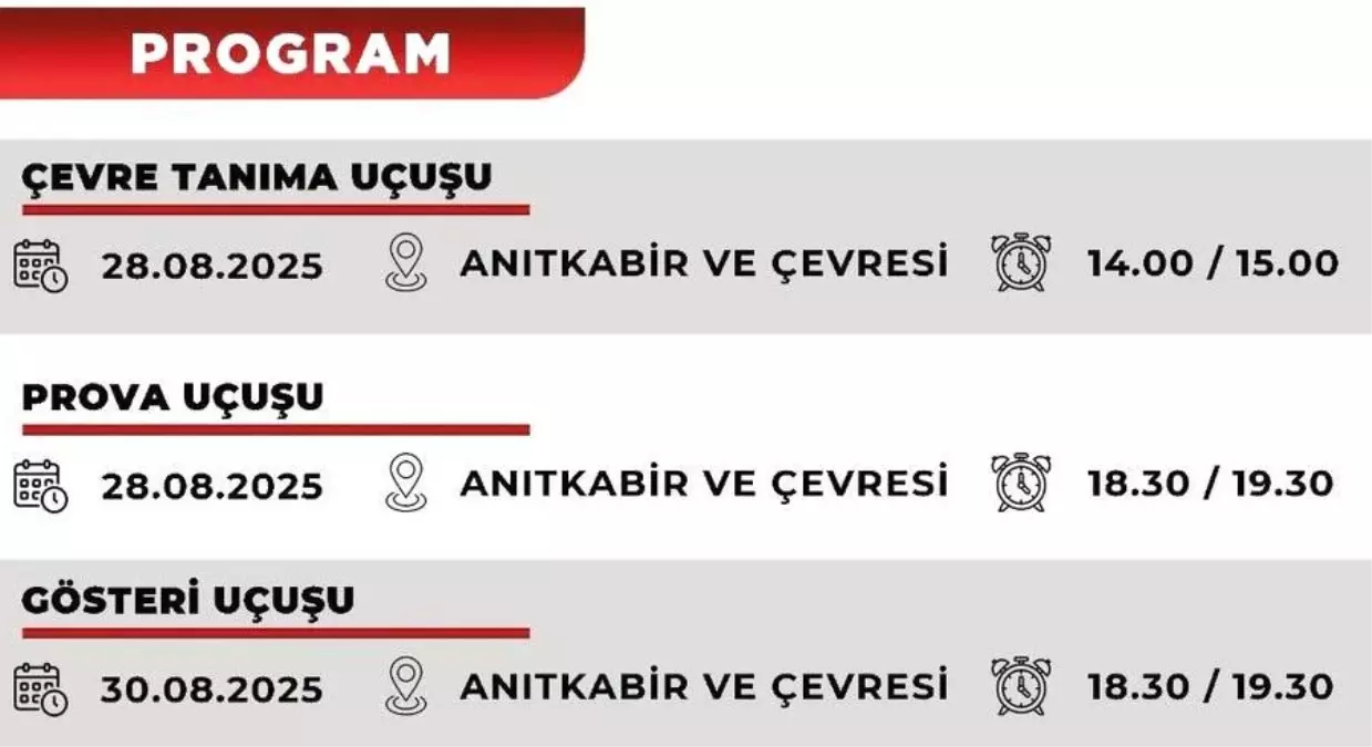 Ankara Valiliği&apos;nden SOLOTÜRK Uçuşları İçin Ses Uyarısı