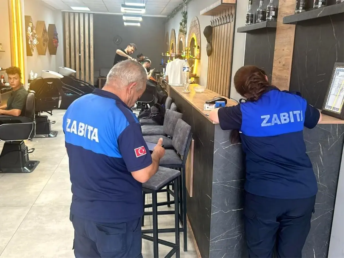 Zabıta Ekipleri 56 Kuaförü Denetledi