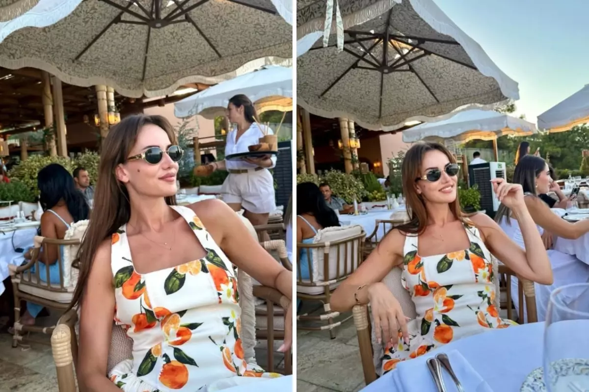 Fahriye Evcen'in tatil paylaşımları sosyal medyayı salladı