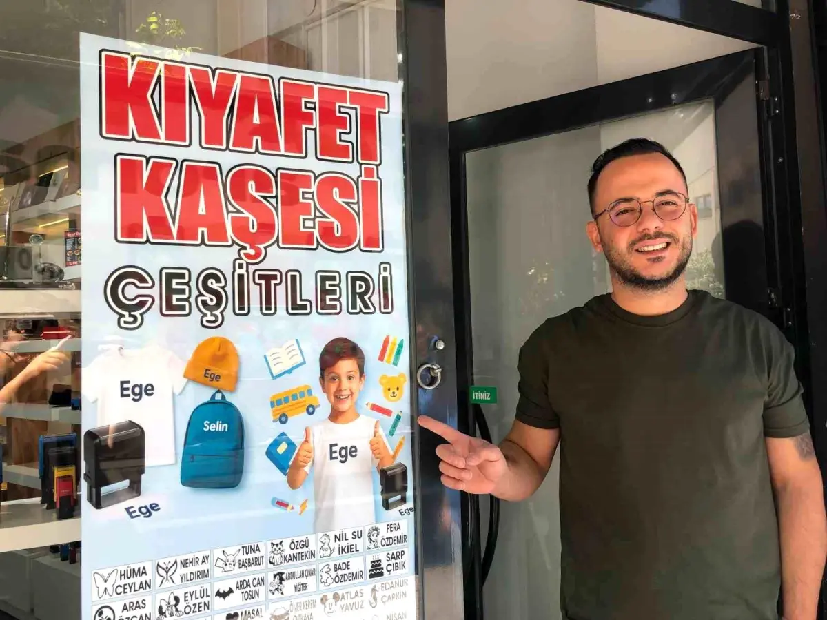 Öğrenci Eşyaları İçin İsmine Özel Kaşeler Yayıldı