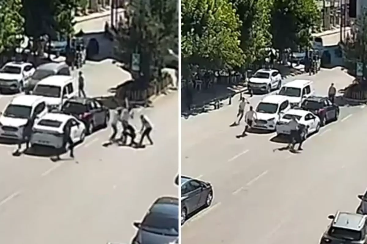 Kombi tartışması hastanede bitti: 5 kişi kiracıyı cadde ortasında sopalarla dövdü