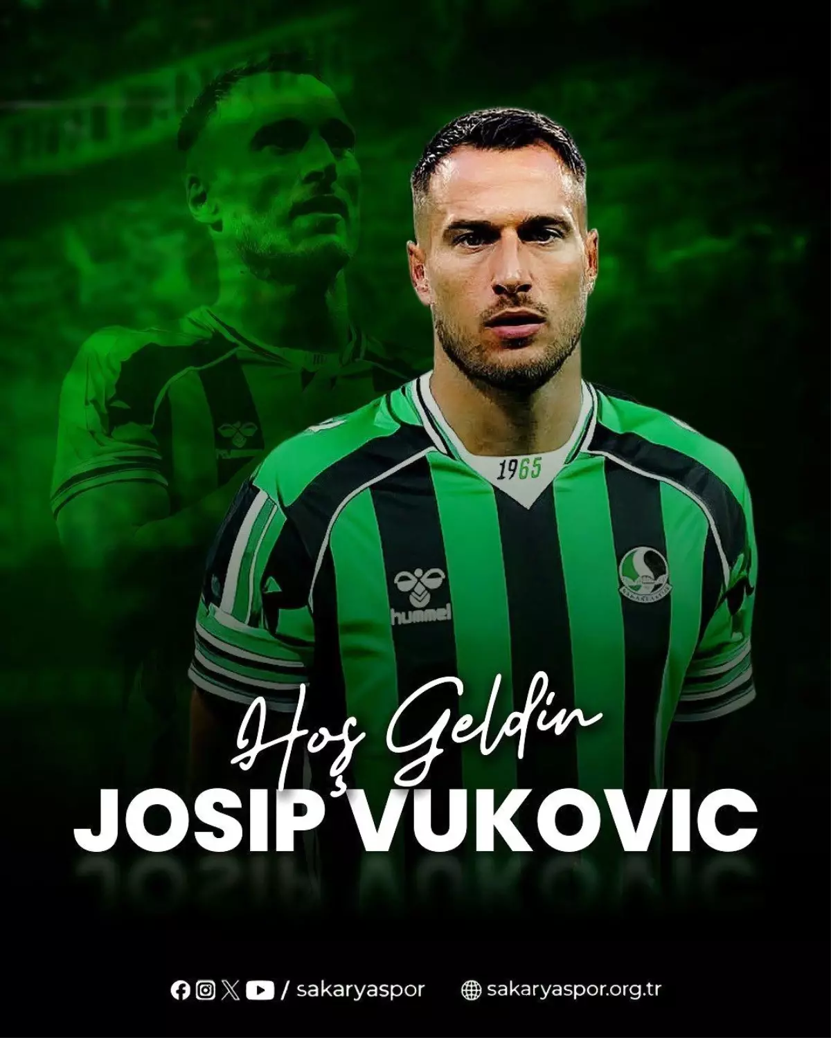 Sakaryaspor, Josip Vukovic'i Kadrosuna Kattı