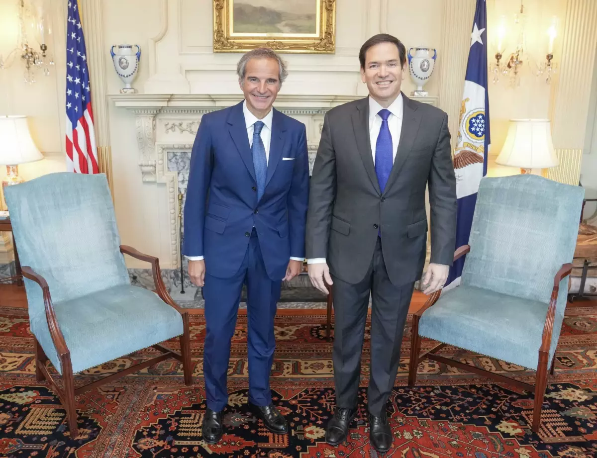 ABD Dışişleri Bakanı Rubio ile IAEA Başkanı Grossi Görüştü