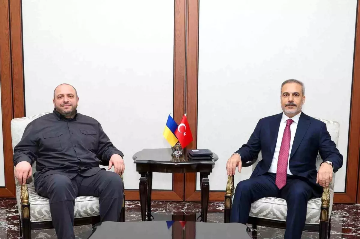 Hakan Fidan ve Rüstem Umerov Ankara'da Bir Araya Geldi