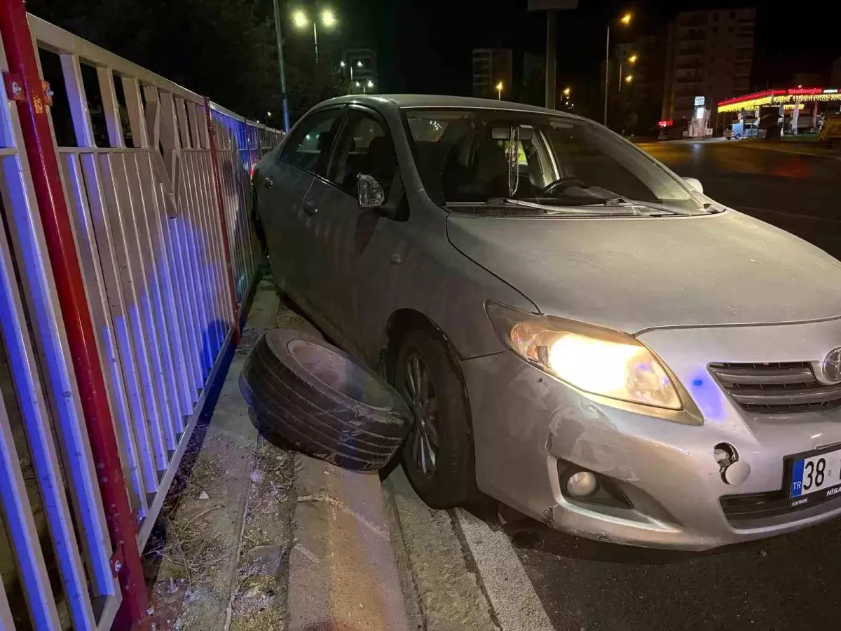 Kayseri'de Trafik Kazası: 2 Yaralı