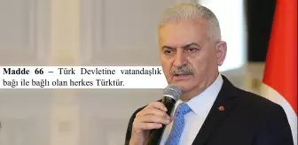 Binali Yıldırım'dan tartışma yaratacak çıkış: Vatandaşlık tanımı gözden geçirilmelidir