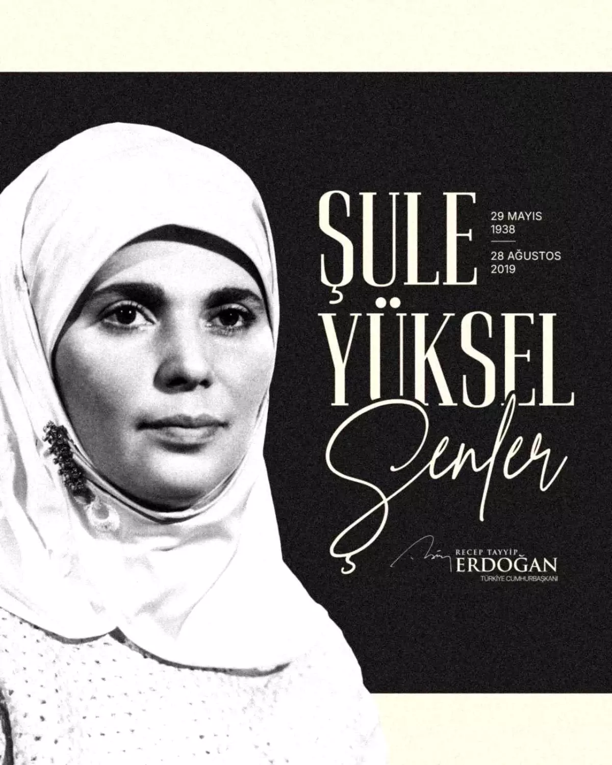 Cumhurbaşkanı Erdoğan, Şule Yüksel Şenler'i Vefatının 6. Yıldönümünde Andı