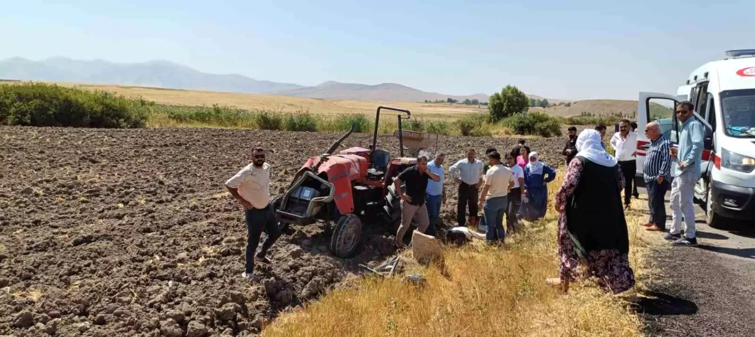 Muş&apos;ta Devrilen Traktörün Altında Kalan Genç Hayatını Kaybetti