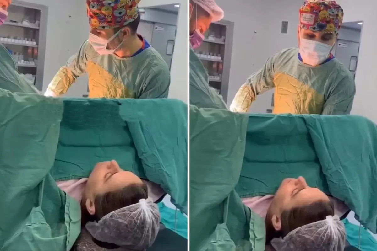 Doğuma giren kadından, 'Sabah ne yaptınız?' sorusuna bomba yanıt