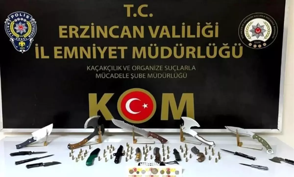 Erzincan&apos;da Tarihi Eser Kaçakçılığına Karşı Operasyon