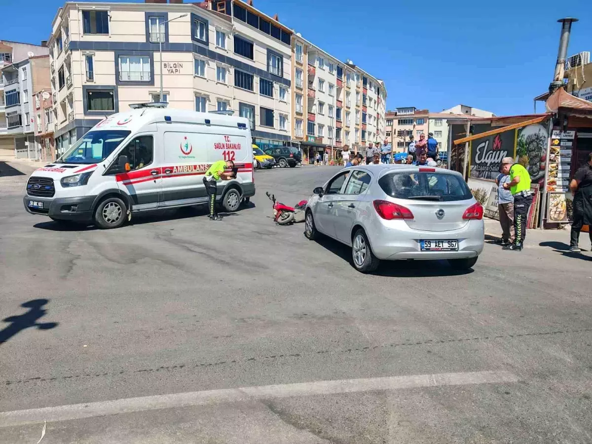 Malkara&apos;da trafik kazası: 1 yaralı