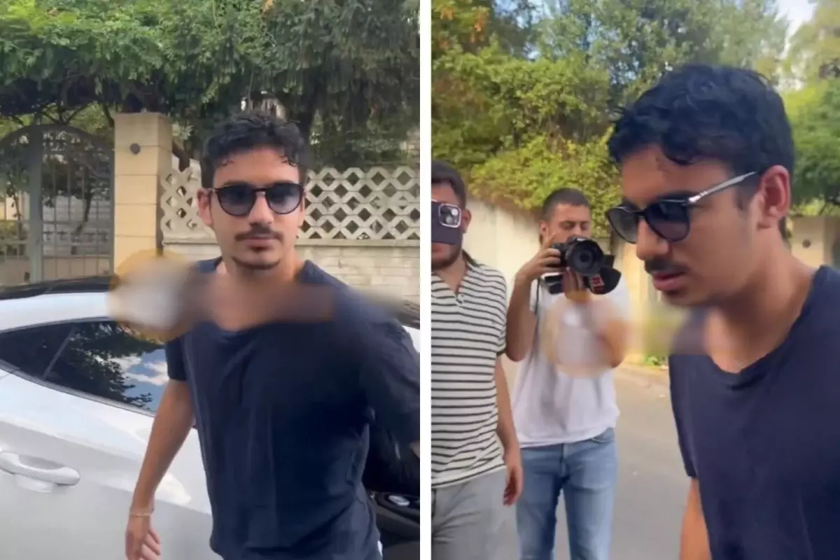 Mehmet Ali Erbil'in oğlu babasının nikahına böyle geldi