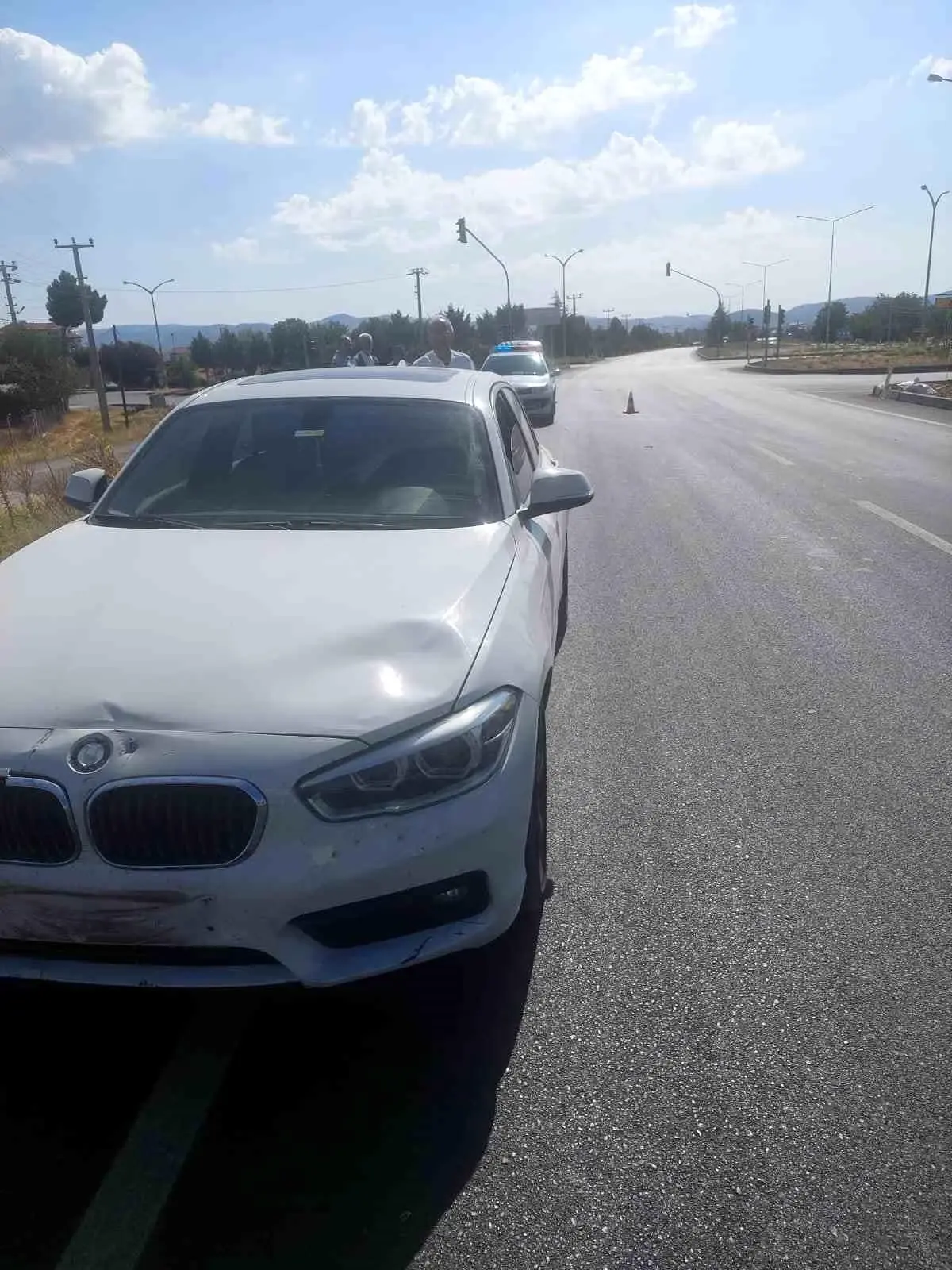 Isparta'da Motosiklet ve Otomobil Çarpıştı: 1 Yaralı