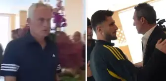 Mourinho'nun Ali Koç'un elini sıkmadığı anlar