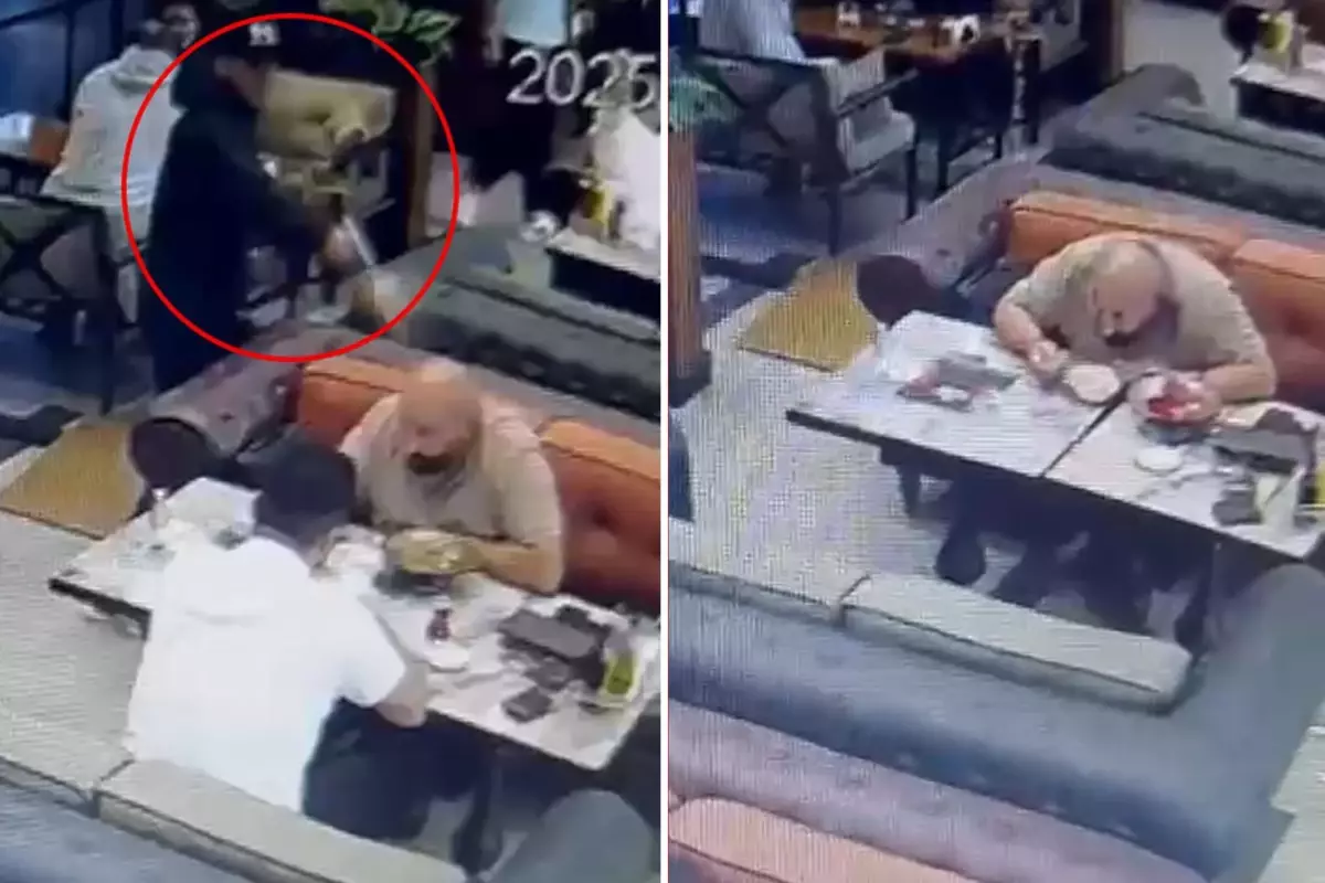 Kulüp başkanına saldırı anı kamerada: Yemek yediği sırada öldürüldü