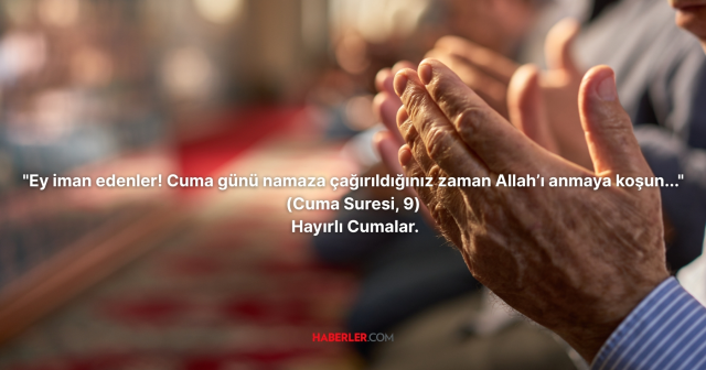 29 Ağustos Resimli Cuma Mesajları: En yeni dualı, ayetli ve hadisli hayırlı cumalar sözleri!