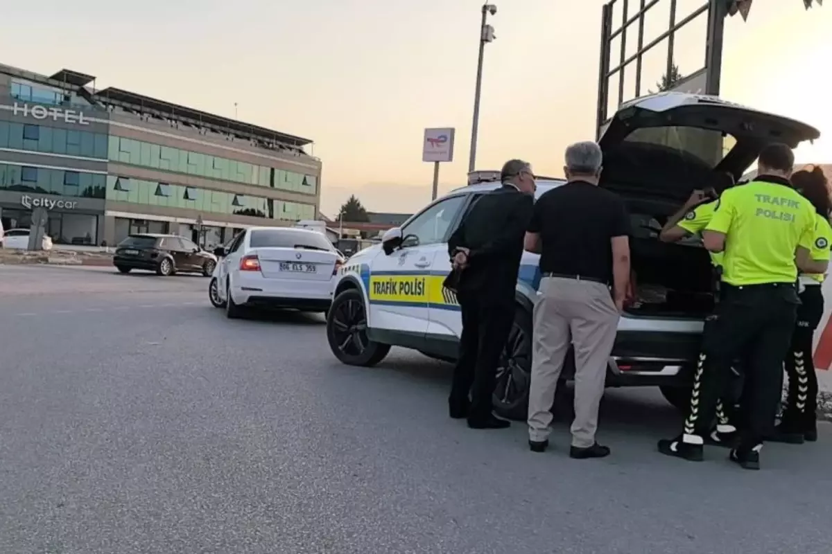 Çakarlı araçtan havaya ateş açtı, cezadan kurtulamadı