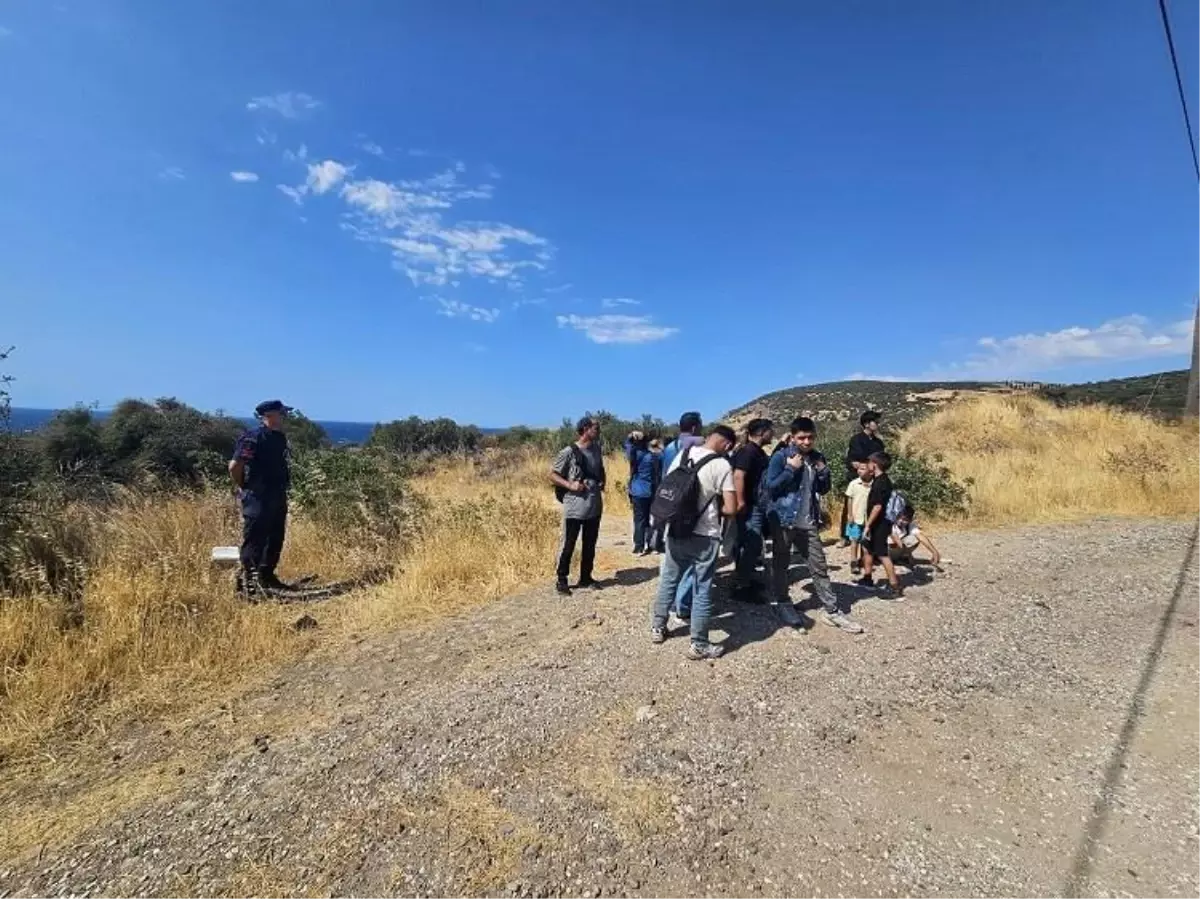 Çanakkale'de 19 Kaçak Göçmen Yakalandı