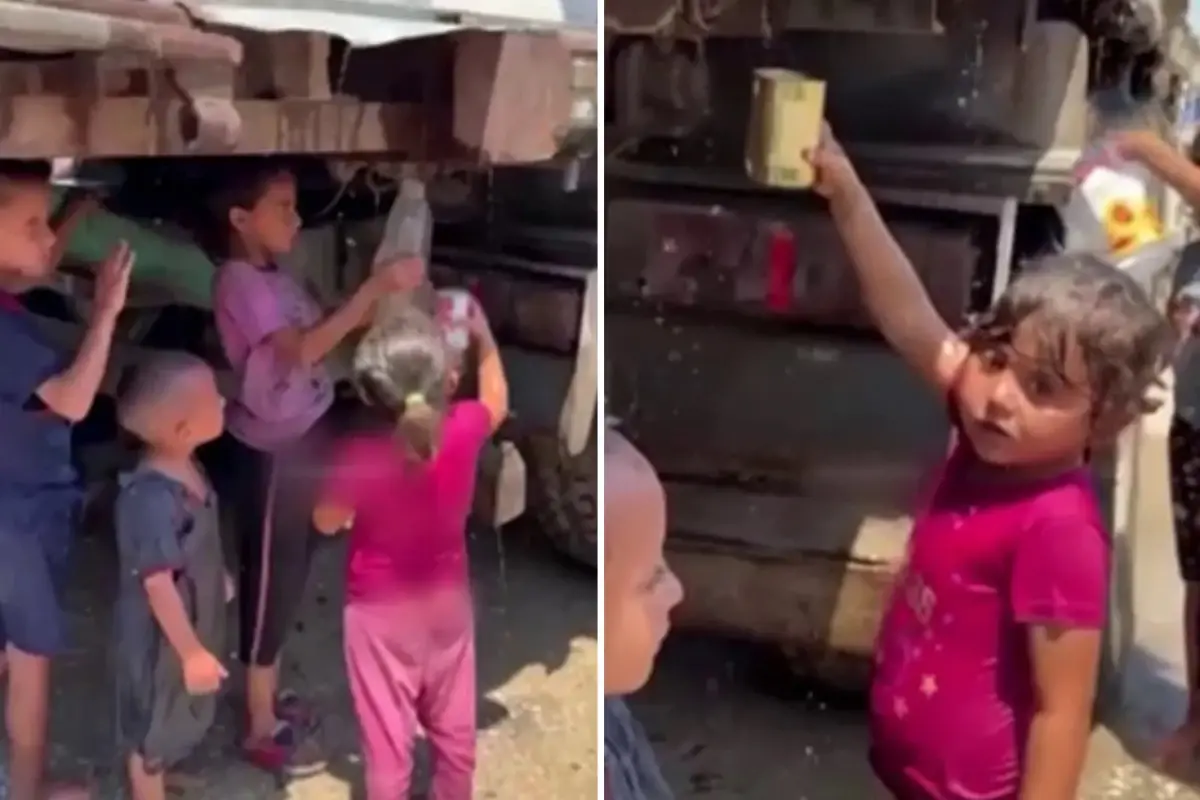 Gazze'de kahreden görüntü