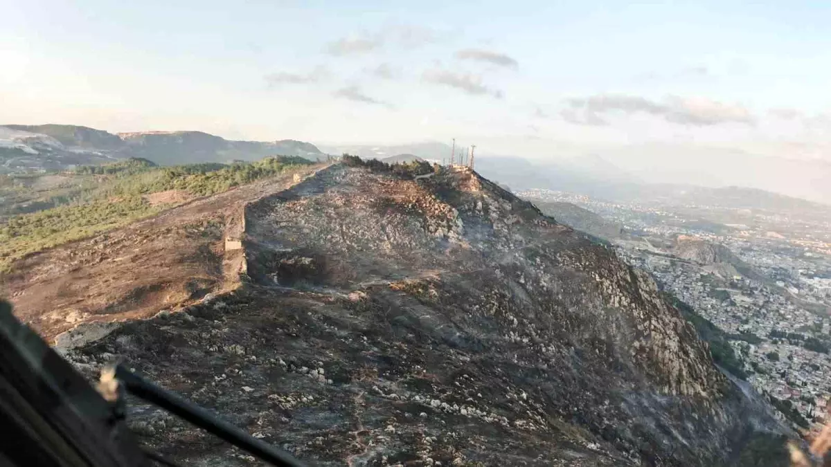 Hatay'daki Orman Yangını 17. Saate Kontrol Altına Alındı