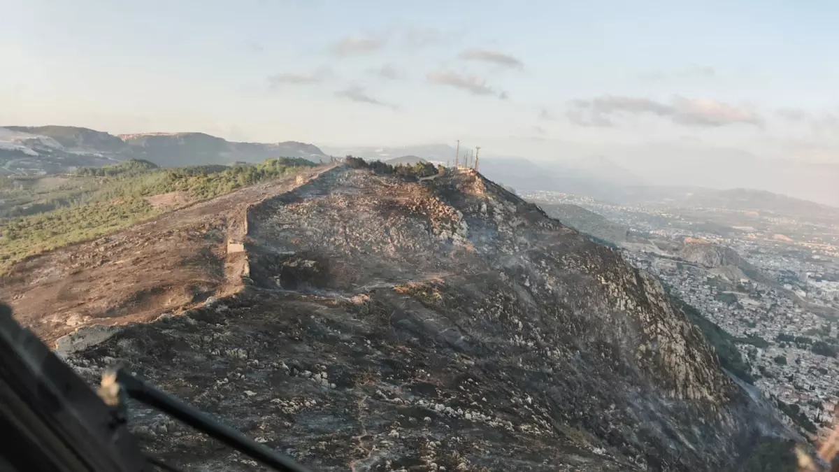 Hatay'da Orman Yangını 16 Saat Sonra Kontrol Altına Alındı