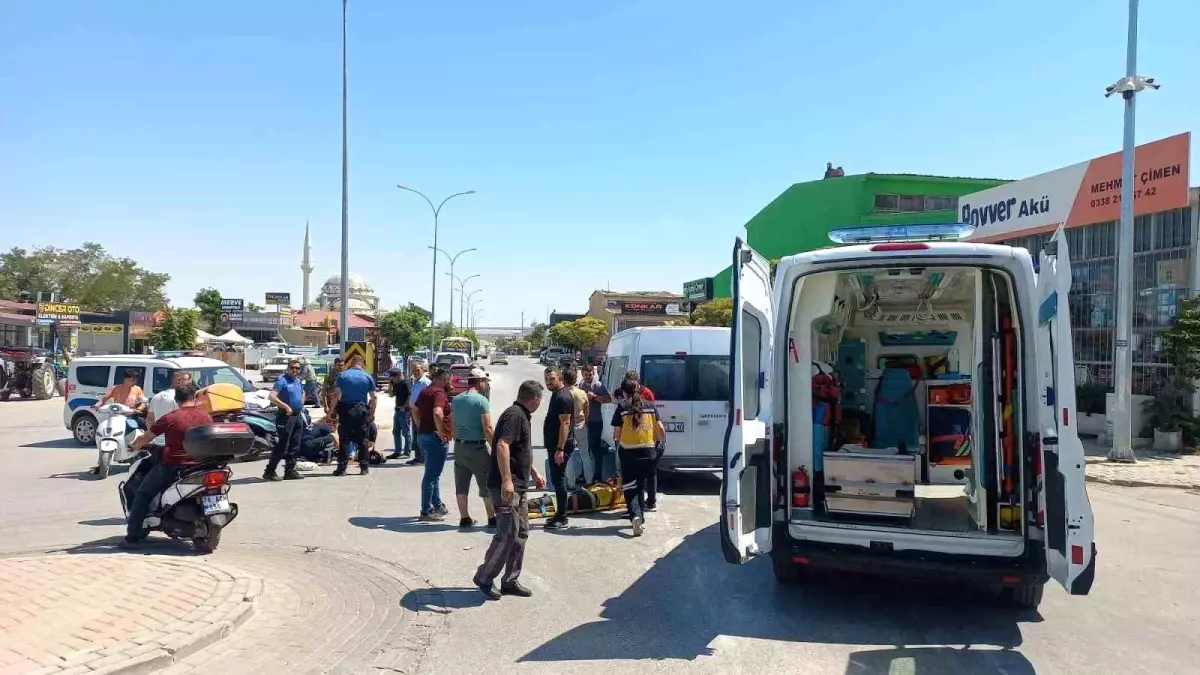 Karaman'da Trafik Kazası: 2 Yaralı