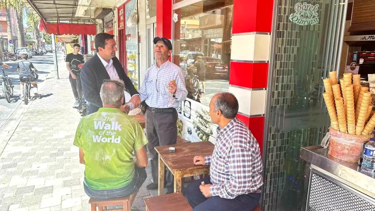 Havran Kaymakamı Evlice Esnafı Ziyaret Etti