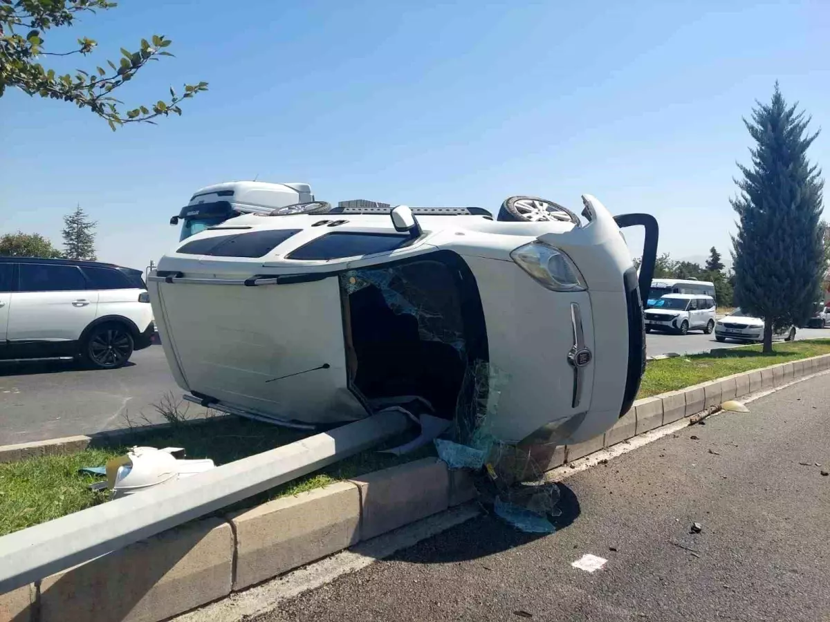 Malatya'da Trafik Kazası: 1 Yaralı