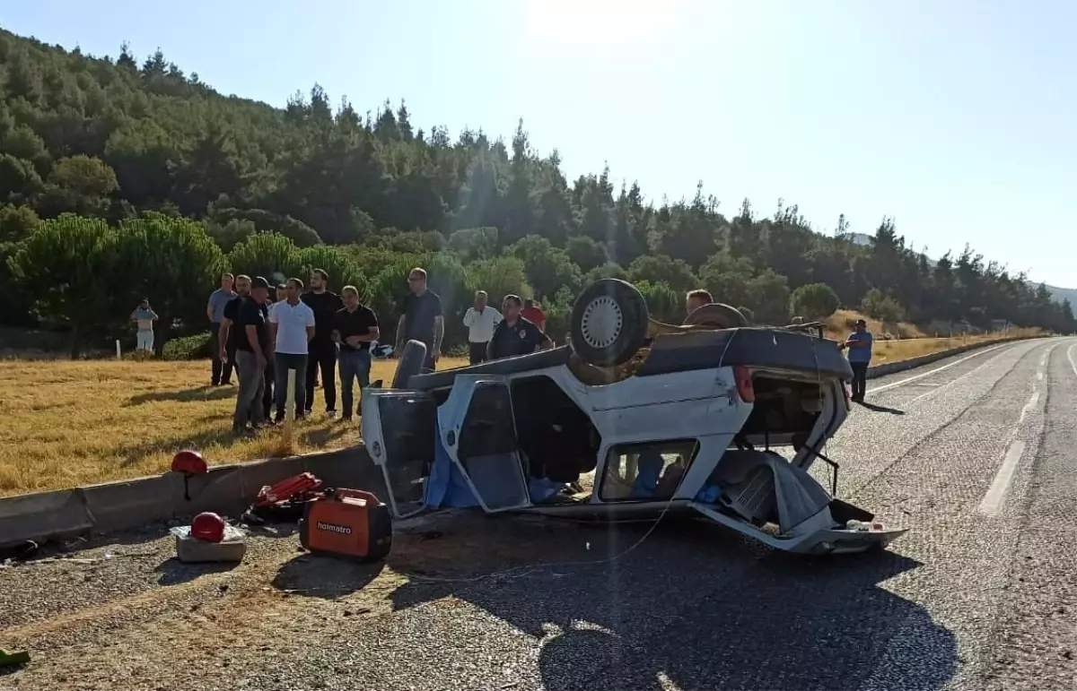 Manisa'da Trafik Kazası: 1 Ölü, 3 Yaralı